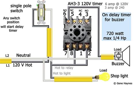 time delay switch wiring diagram 
